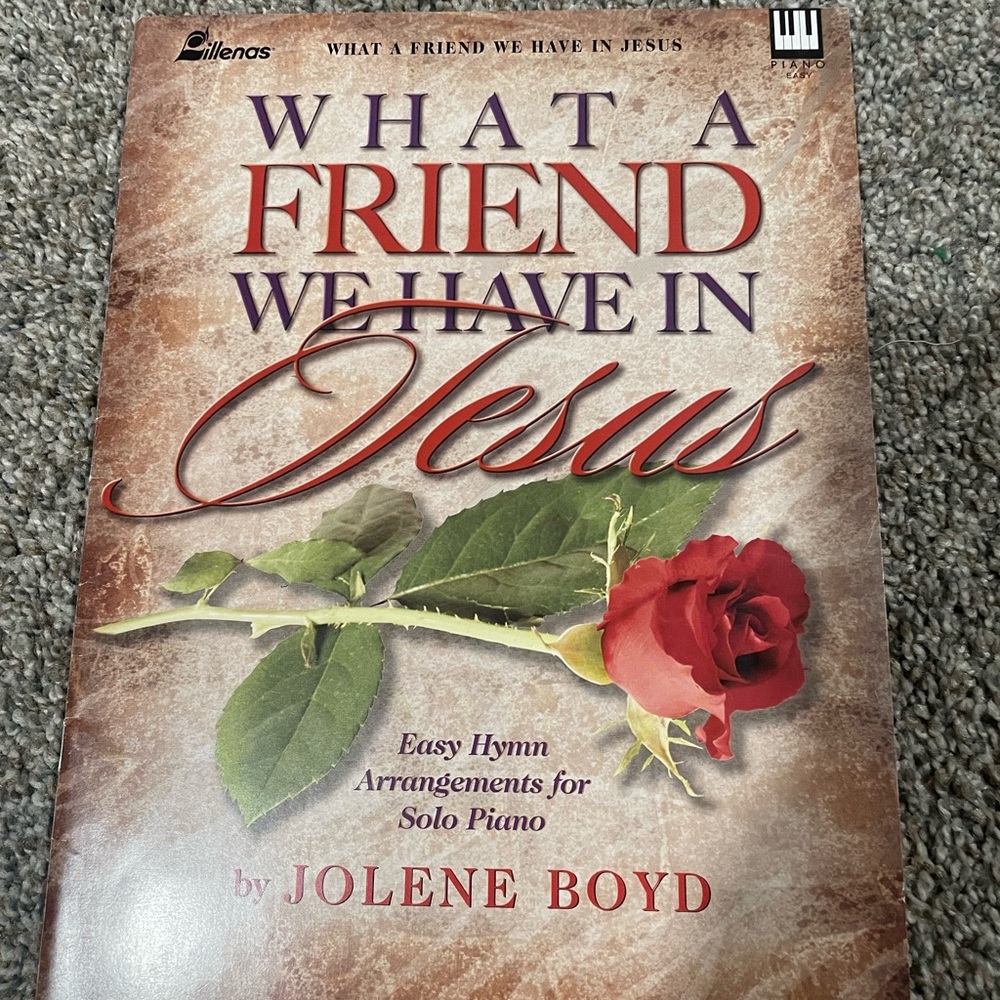 'What a Friend We Have in Jesus' Home Accent, easy piano